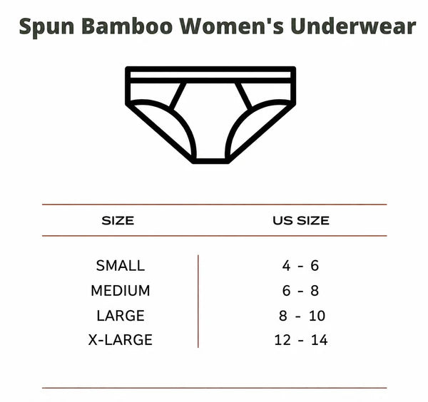 New Women's Bamboo/Cotton High Leg Brief Style Underwear