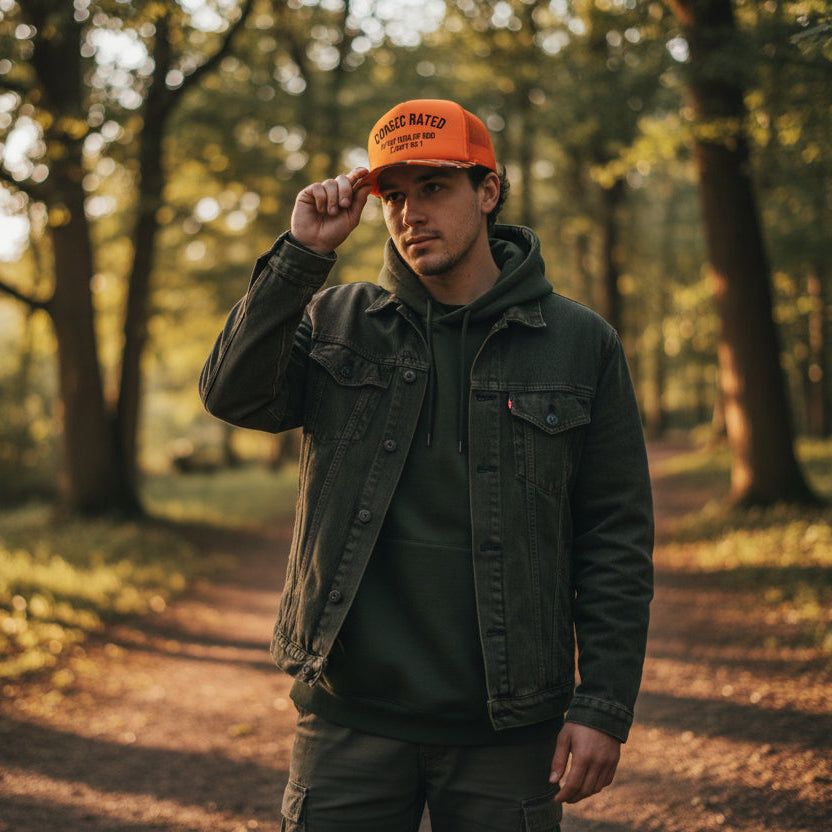 High-Profile Mesh Trucker Hat