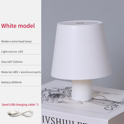 Mushroom Lamp Rechargeable Wine Bottle Table Lamp Removable Creative Table Lamp Portable Bar Clear Bar Atmosphere Table Lamp