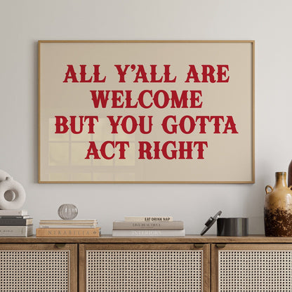Act Right or Git