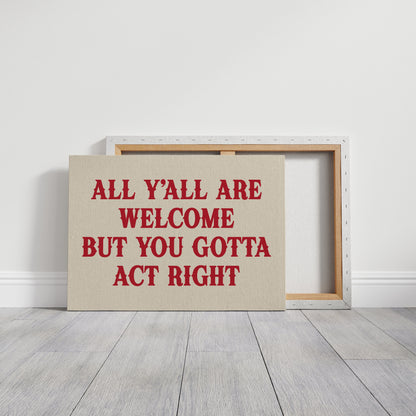 Act Right or Git