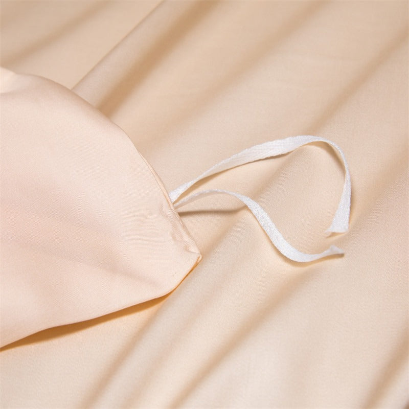 120 Lanjing Heavenly Silk Bedding Set with Four Pieces of Ice Silk Bed Sheet and Duvet Cover