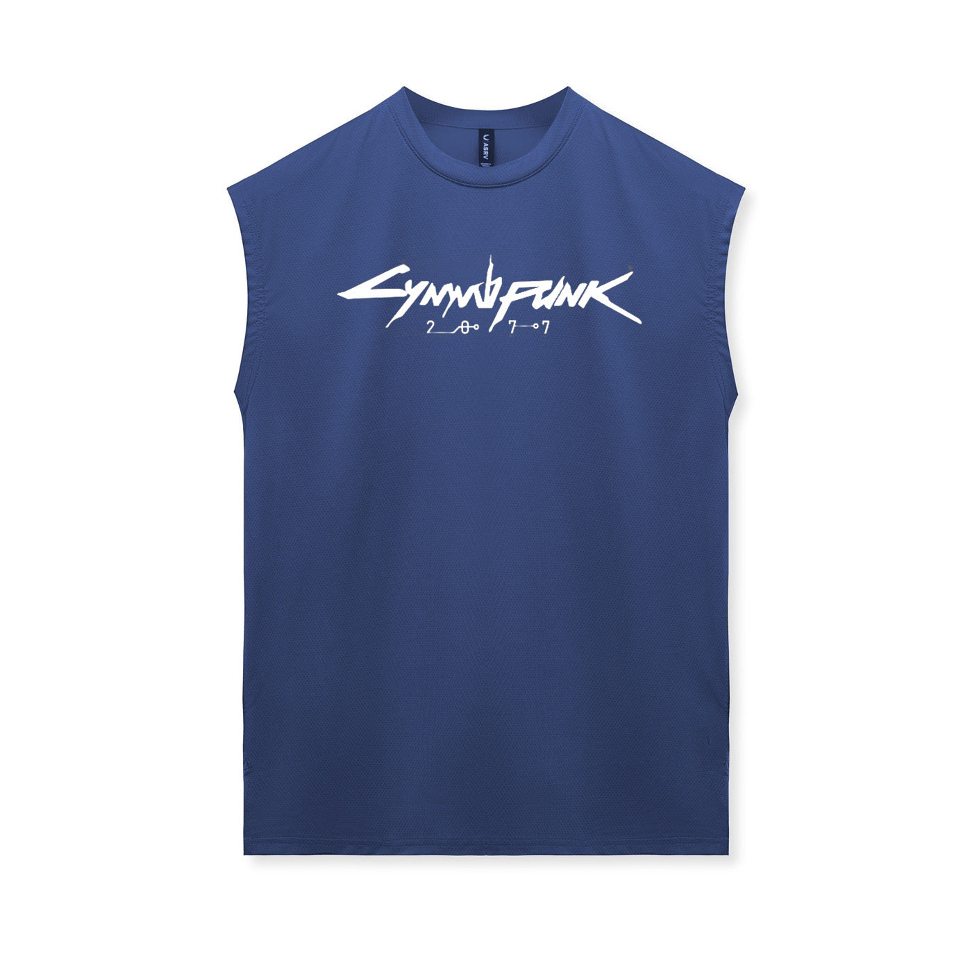 Cotton Dry-Fit Gym Fitness Sleeveless T-Shirt with Print DesignMen's Tank Top for Gaming Accessories