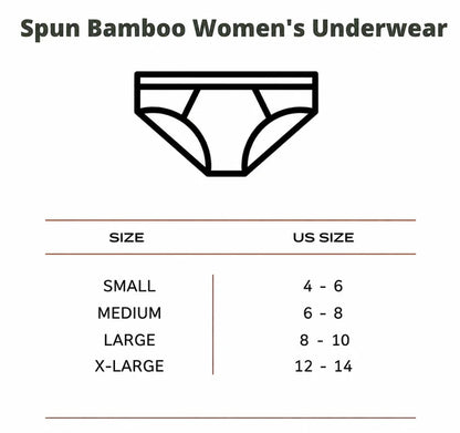 New Women's Bamboo/Cotton High Leg Brief Style Underwear