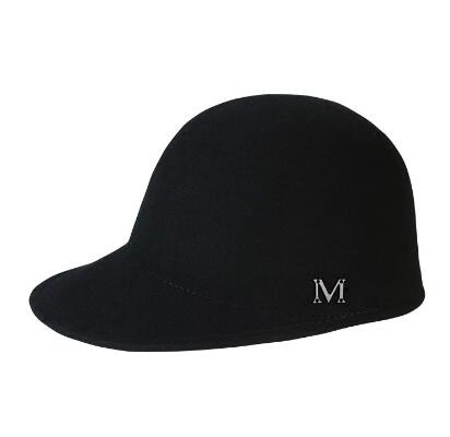 M pure wool baseball cap equestrian hat knight hat men and women winter peaked woolen hat