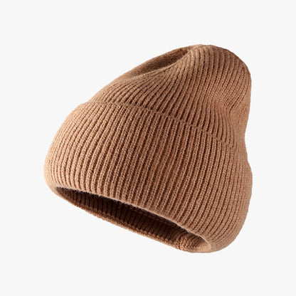 Hat women autumn and winter fashion hat outdoor knitted hat women warm winter men's woolen hat wholesale custom