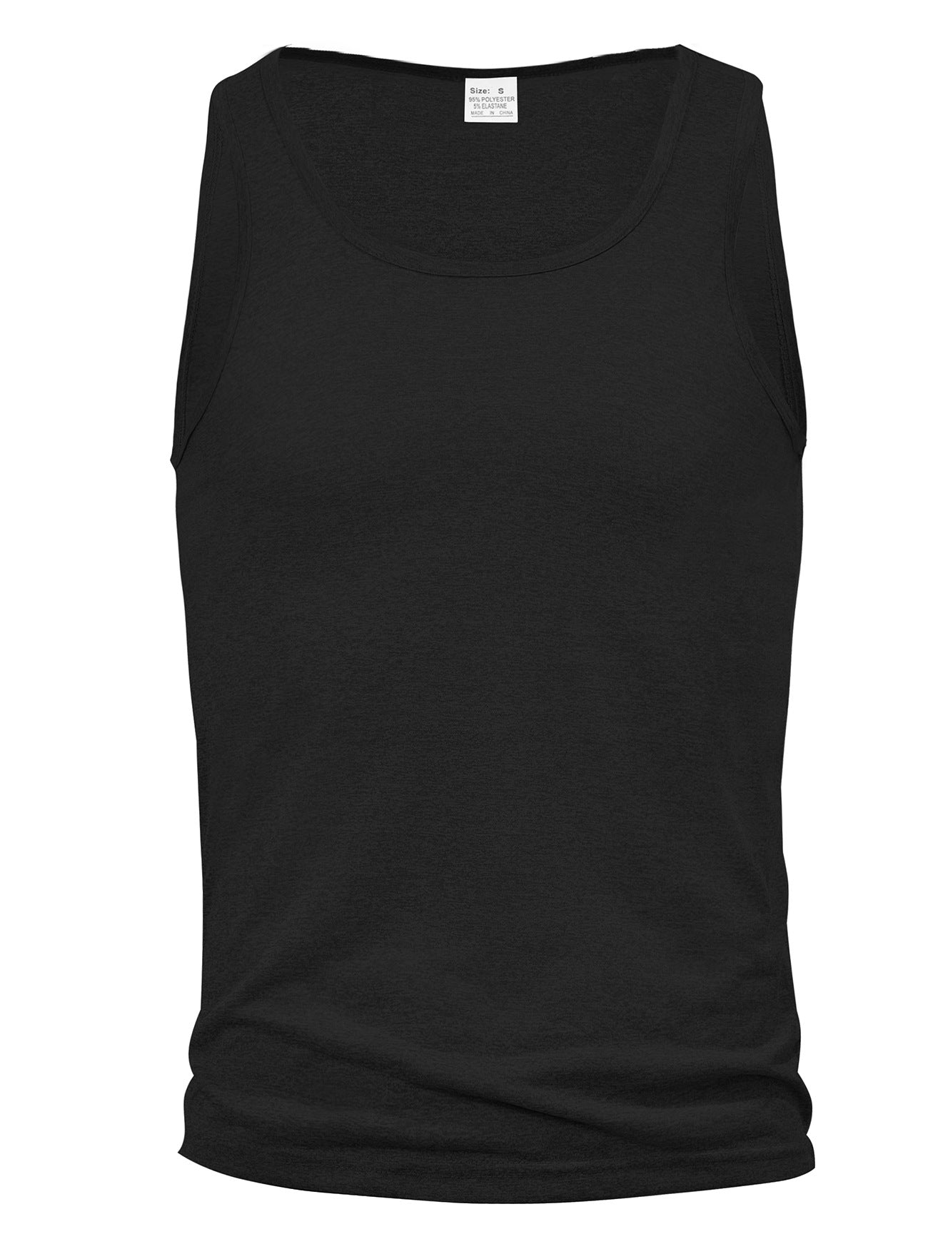 Fitness Style Solid Color Sleeveless Tank Top for Men, Casual Breathable Gym Workout Training Summer Wear