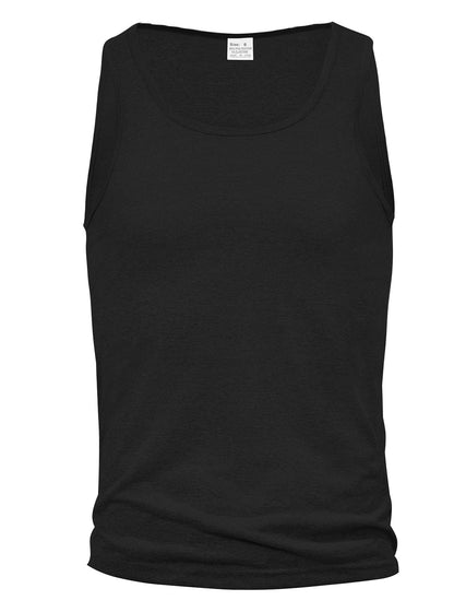Fitness Style Solid Color Sleeveless Tank Top for Men, Casual Breathable Gym Workout Training Summer Wear