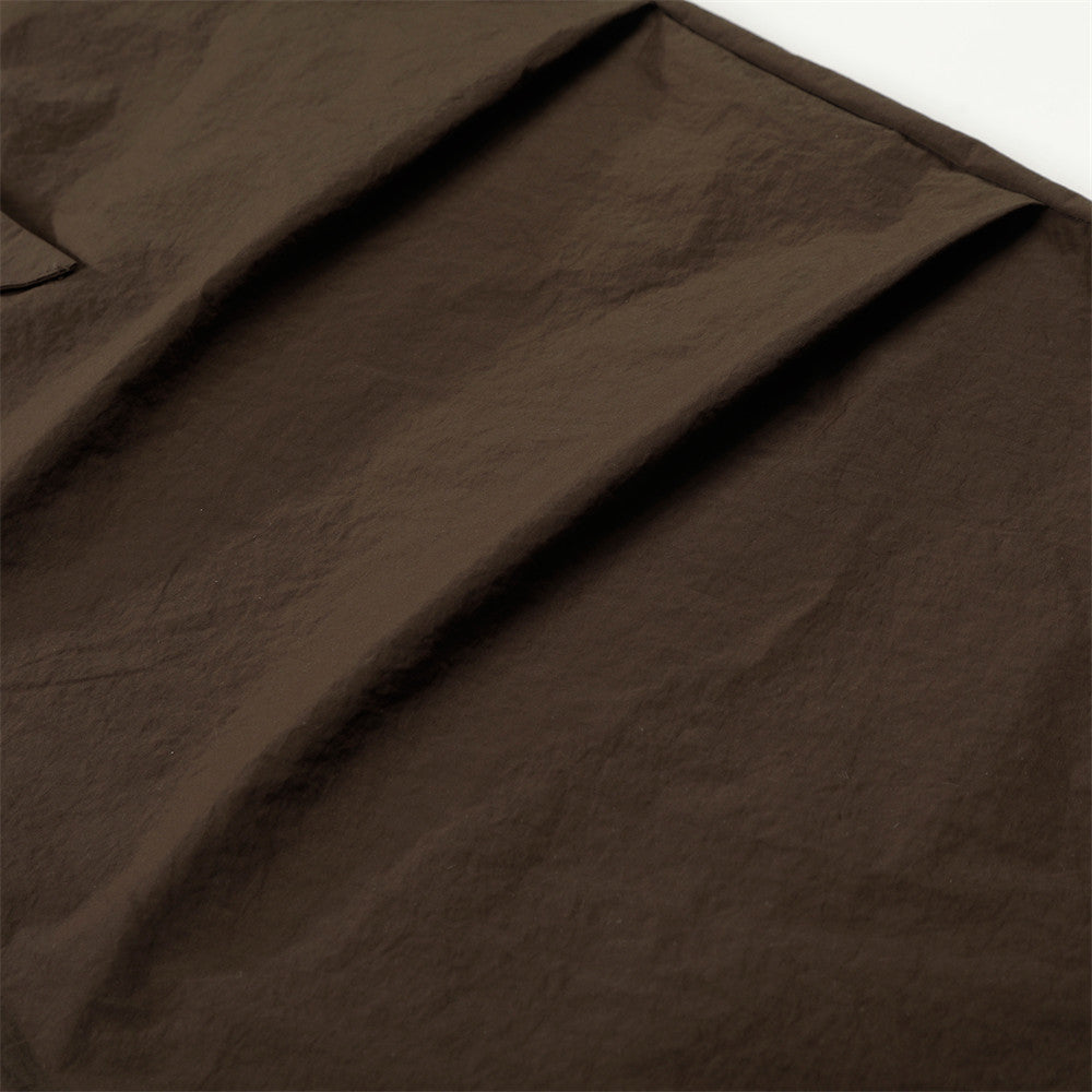 Wrinkled paratrooper sport overalls