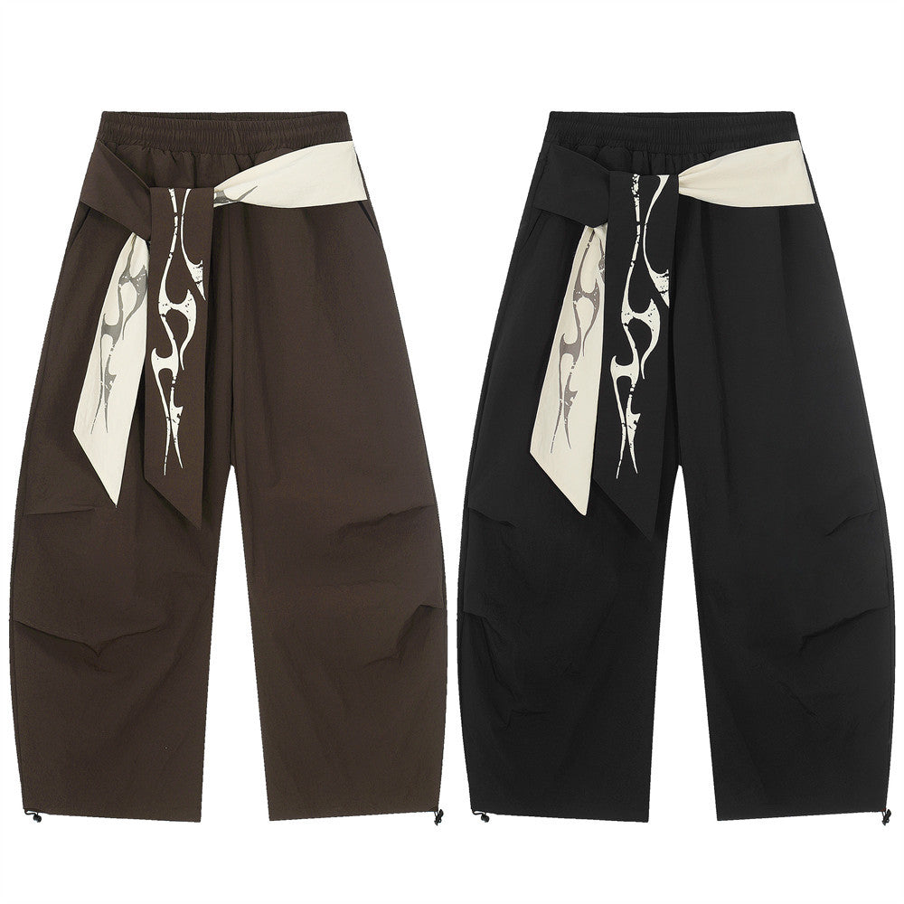 Wrinkled paratrooper sport overalls