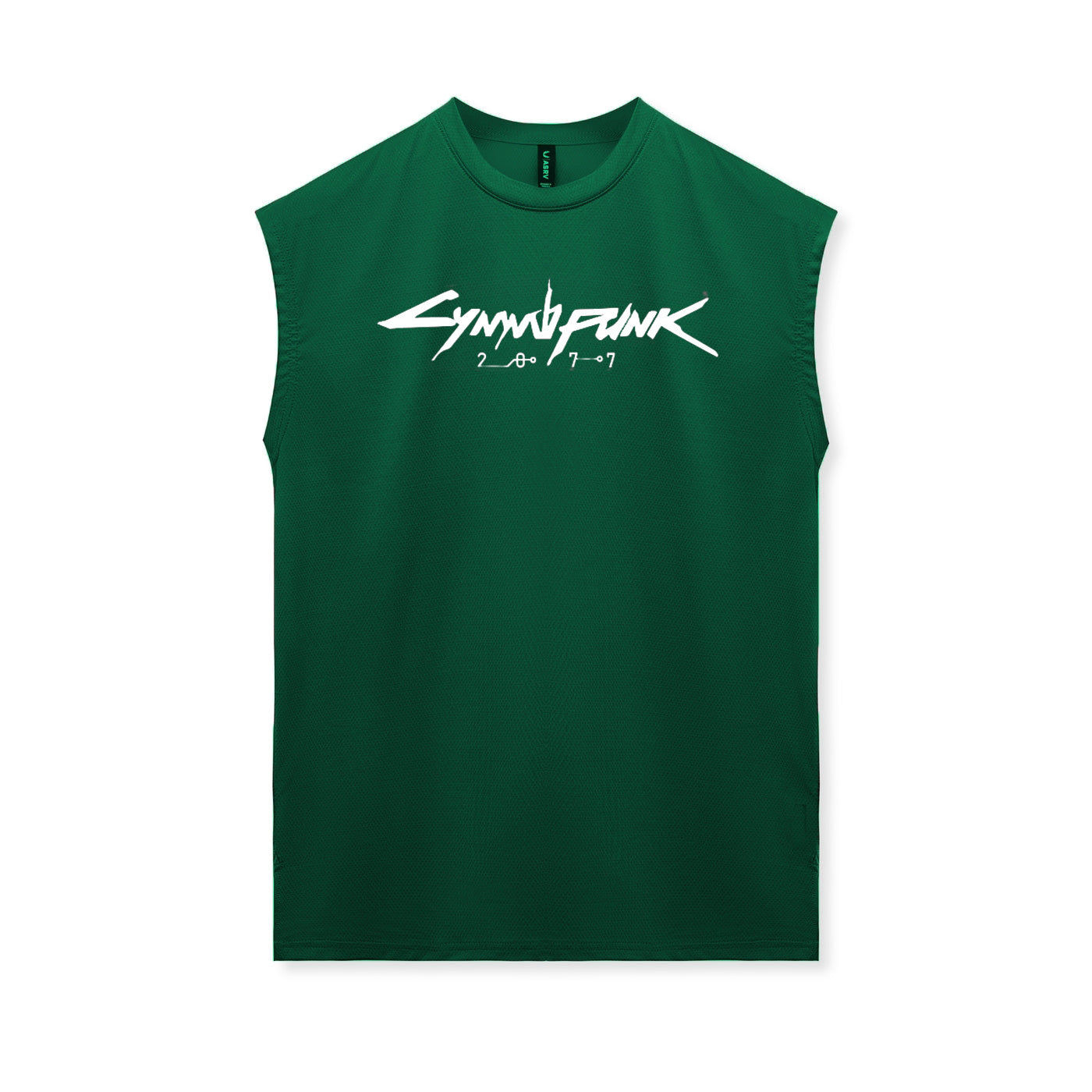 Cotton Dry-Fit Gym Fitness Sleeveless T-Shirt with Print DesignMen's Tank Top for Gaming Accessories
