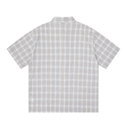Plaid shirt T-shirt
