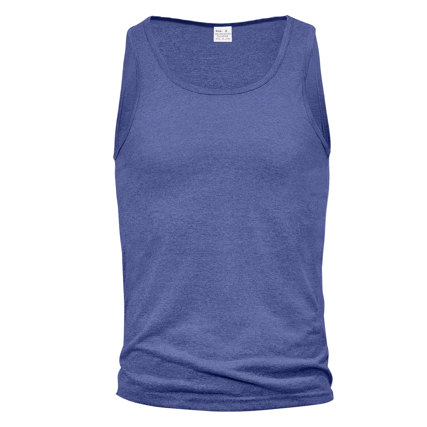 Fitness Style Solid Color Sleeveless Tank Top for Men, Casual Breathable Gym Workout Training Summer Wear