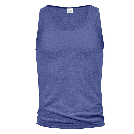 Fitness Style Solid Color Sleeveless Tank Top for Men, Casual Breathable Gym Workout Training Summer Wear