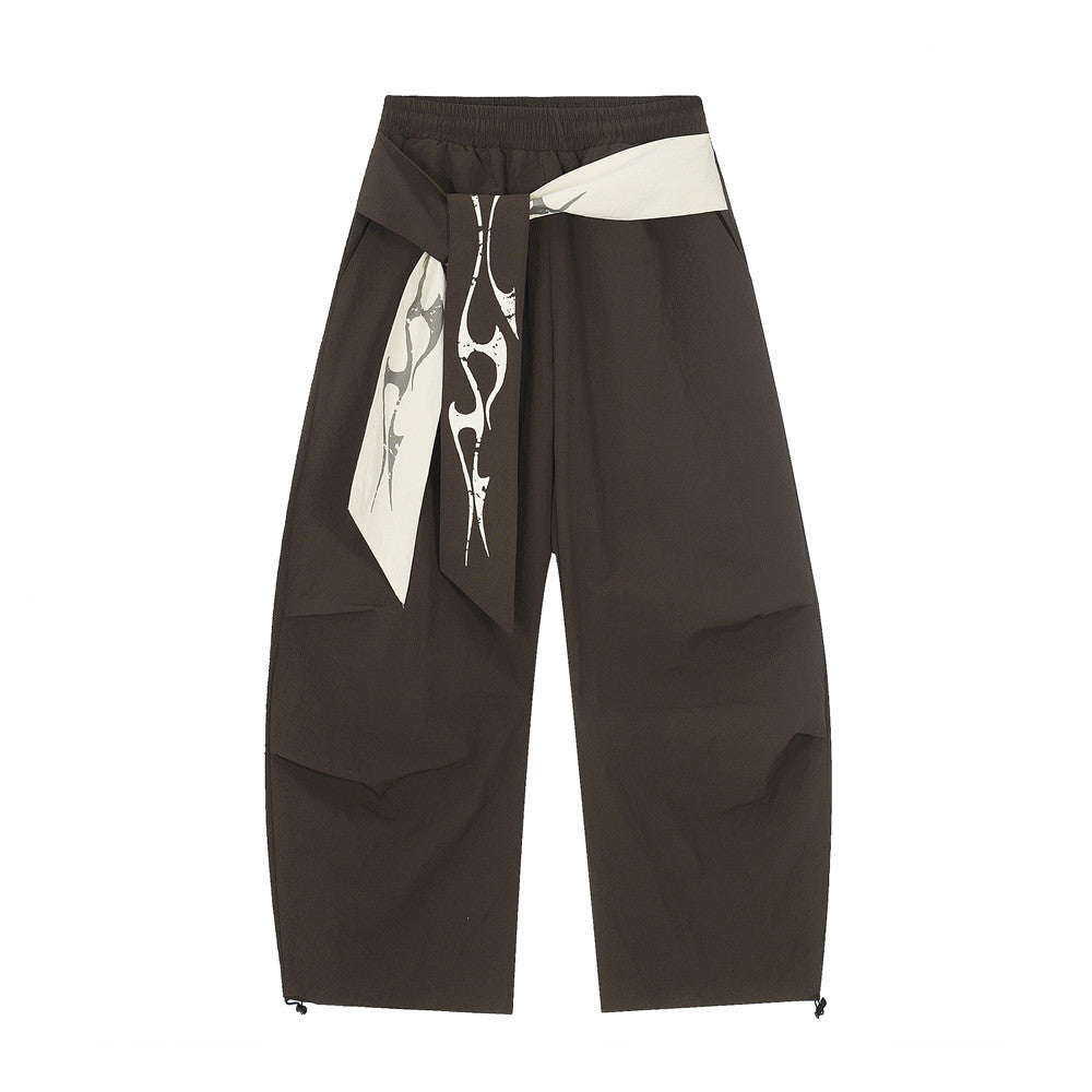 Wrinkled paratrooper sport overalls