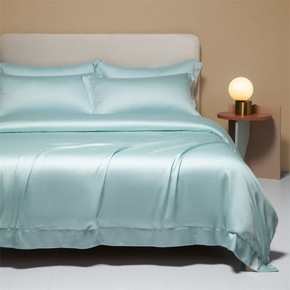 120 Lanjing Heavenly Silk Bedding Set with Four Pieces of Ice Silk Bed Sheet and Duvet Cover