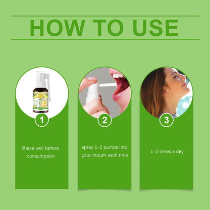 Herbal Lung Cleanse Mist, Herbal Lung-Clearing Pharyngonasal Spray Throat Refreshing Care Liquid Spray