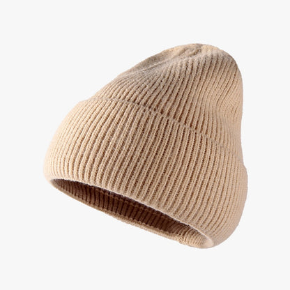 Hat women autumn and winter fashion hat outdoor knitted hat women warm winter men's woolen hat wholesale custom