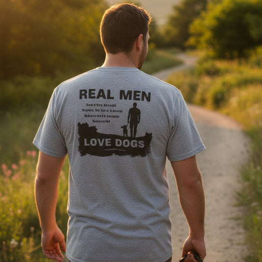T-shirt: Real Men Love Dogs