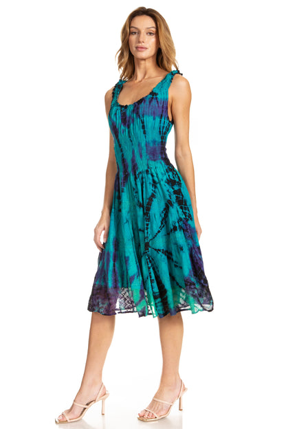 Women's Off The Shoulder Smock Ruffle Midi Dress