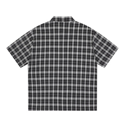 Plaid shirt T-shirt
