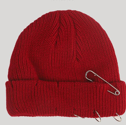 Women's Japanese Knitted Hat with Woolen Hat