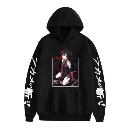 Cartoon Print Fashion Loose Hoodie for Men