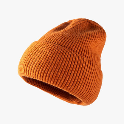 Hat women autumn and winter fashion hat outdoor knitted hat women warm winter men's woolen hat wholesale custom