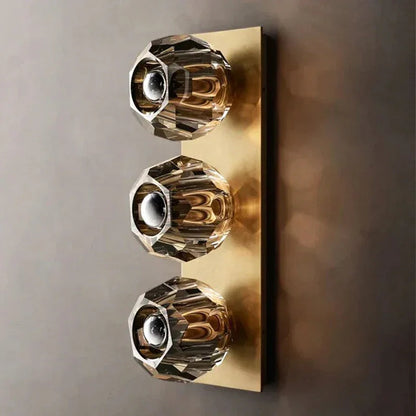 Mini Crystal Orb Bedside Wall Light