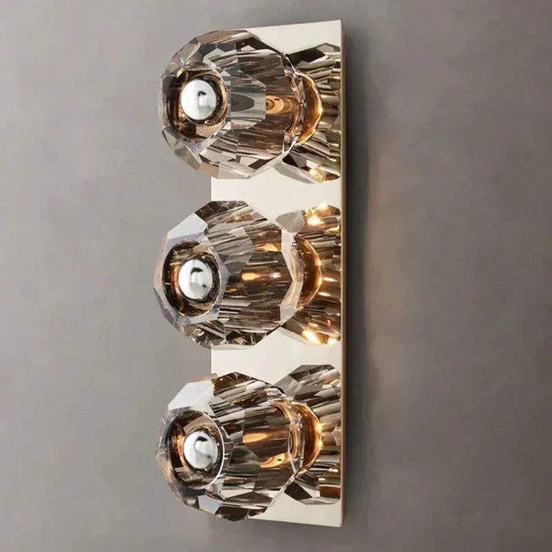 Mini Crystal Orb Bedside Wall Light