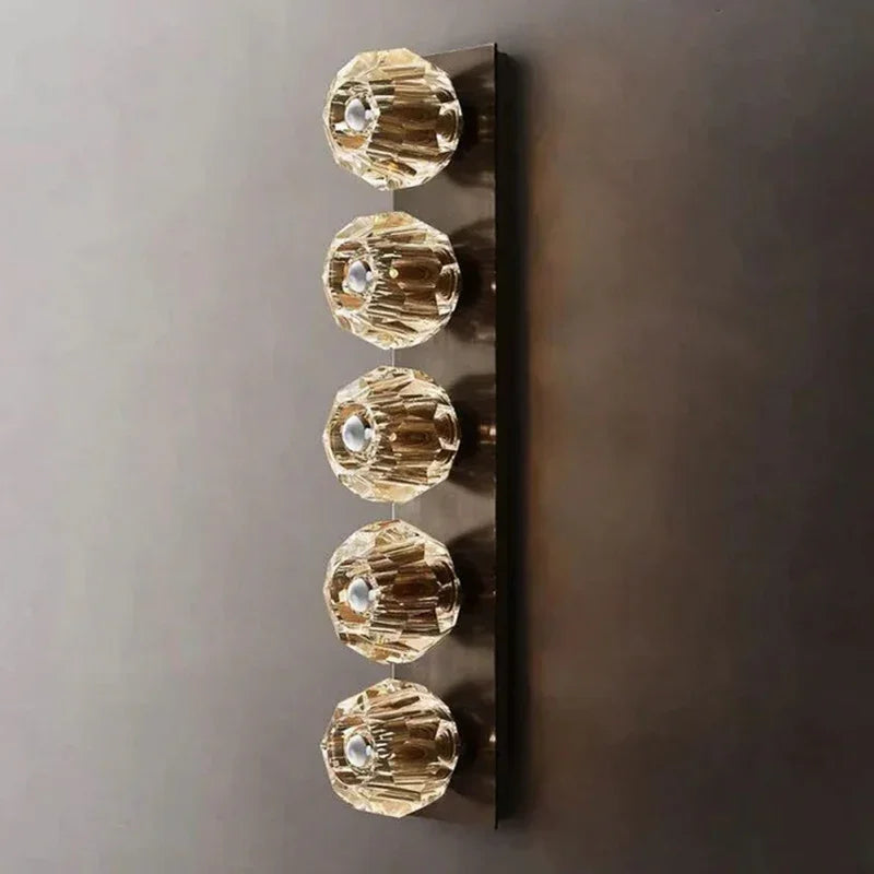 Mini Crystal Orb Bedside Wall Light