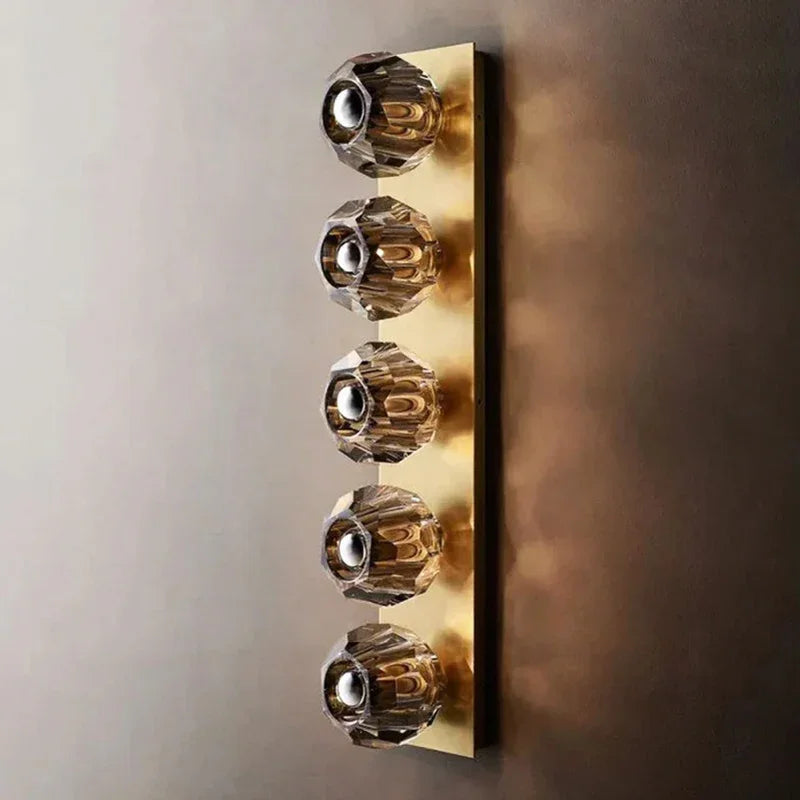 Mini Crystal Orb Bedside Wall Light