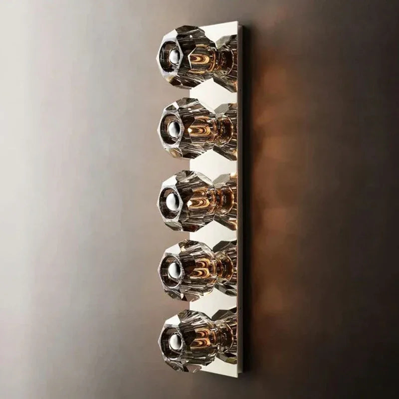 Mini Crystal Orb Bedside Wall Light