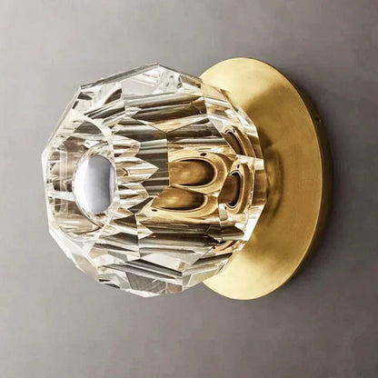 Mini Crystal Orb Bedside Wall Light