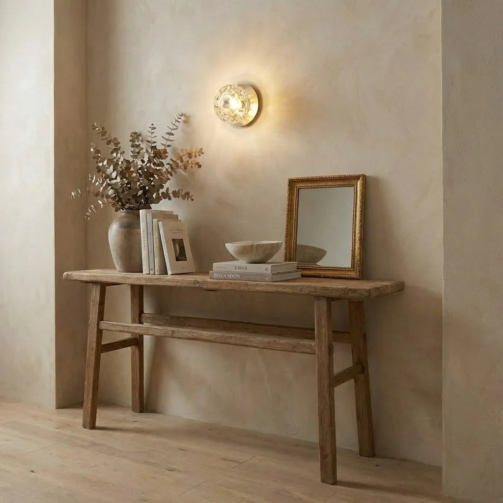 Mini Crystal Orb Bedside Wall Light