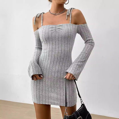 Women Clothing Adult Lady like Woman Lightly Mature Strap Sling Dress