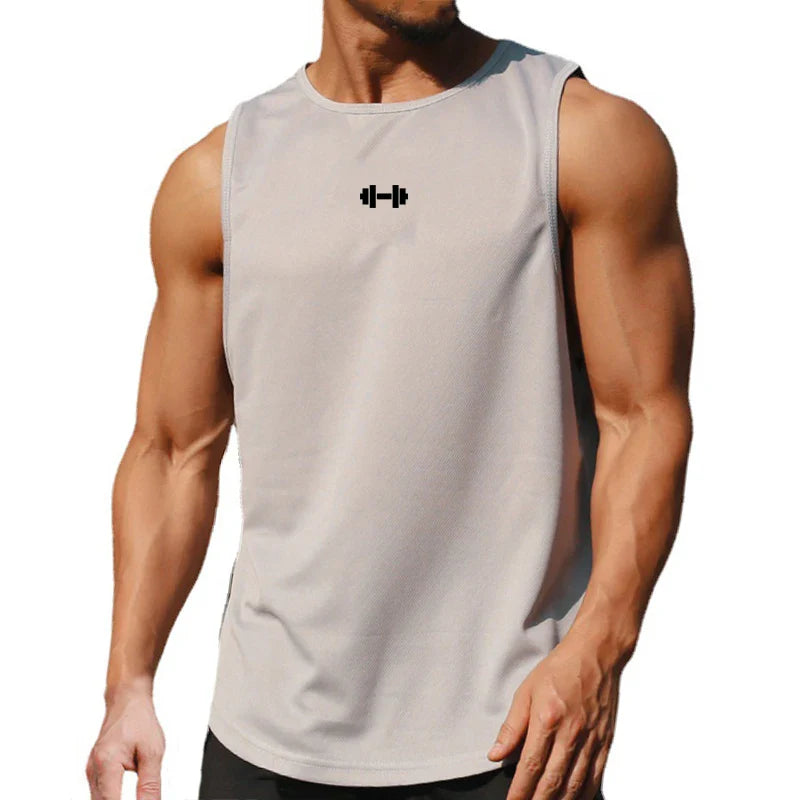 Summer Men's Gym Tank Top Fitness Training