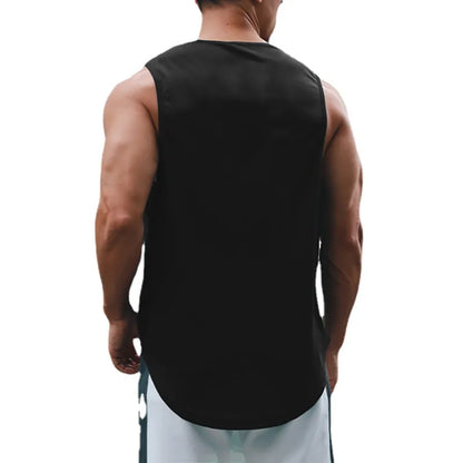 Summer Men's Gym Tank Top Fitness Training