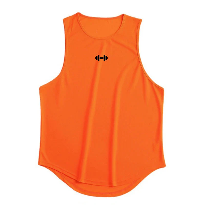 Summer Men's Gym Tank Top Fitness Training