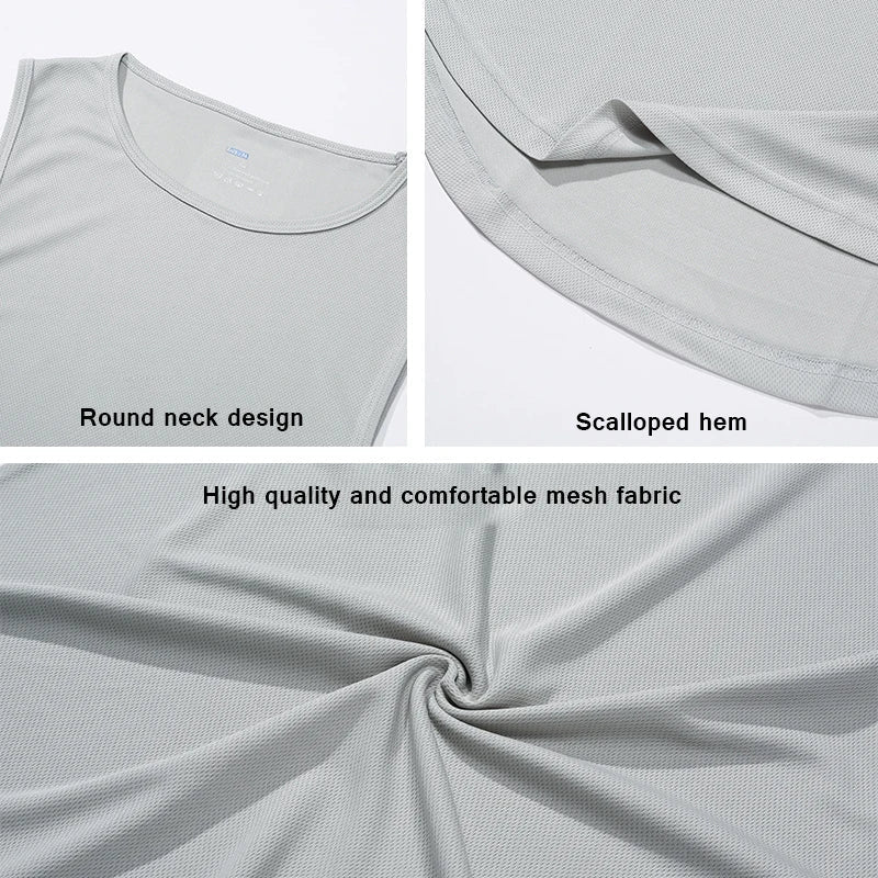 Summer Men's Gym Tank Top Fitness Training
