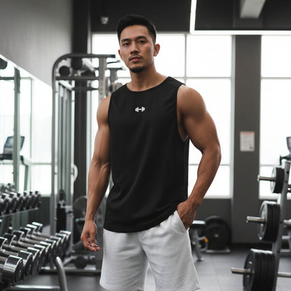 Summer Men's Gym Tank Top Fitness Training