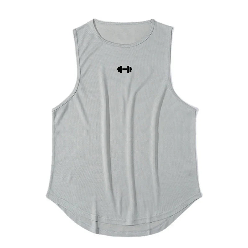 Summer Men's Gym Tank Top Fitness Training