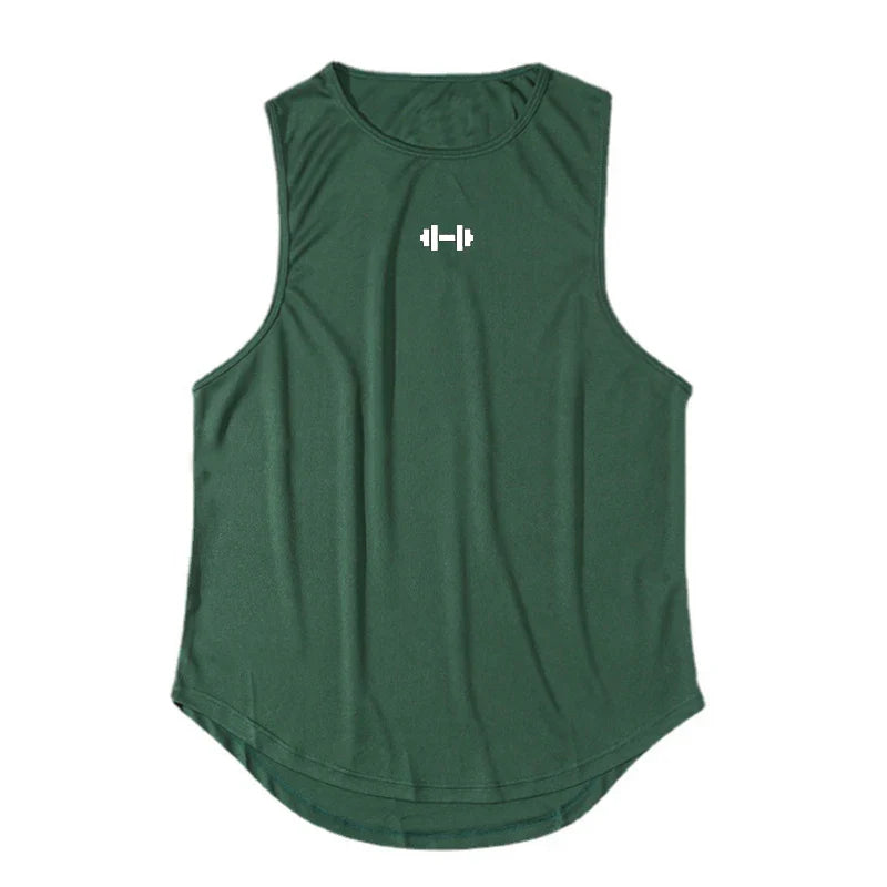Summer Men's Gym Tank Top Fitness Training