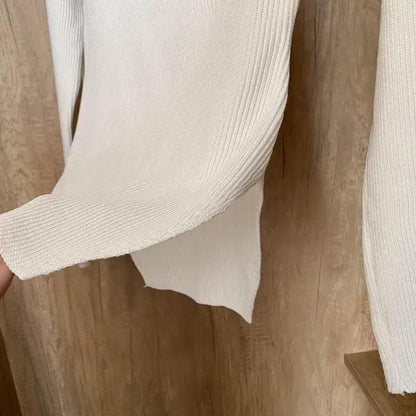 Trendy Square Collar Long Sleeve Woman's