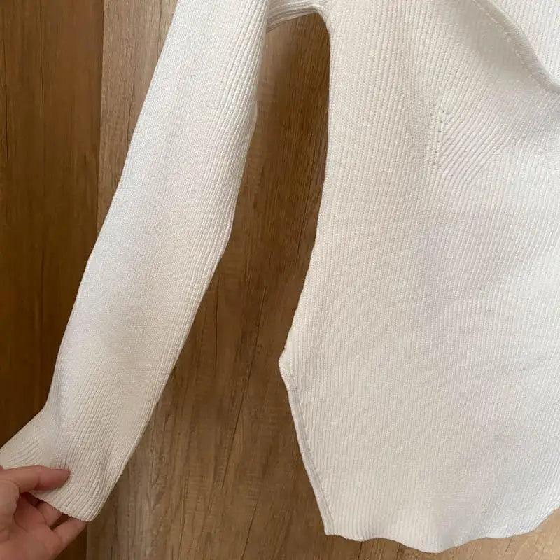 Trendy Square Collar Long Sleeve Woman's